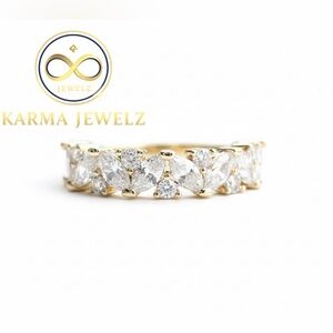 14k EP Women’s CZ Eternity Band